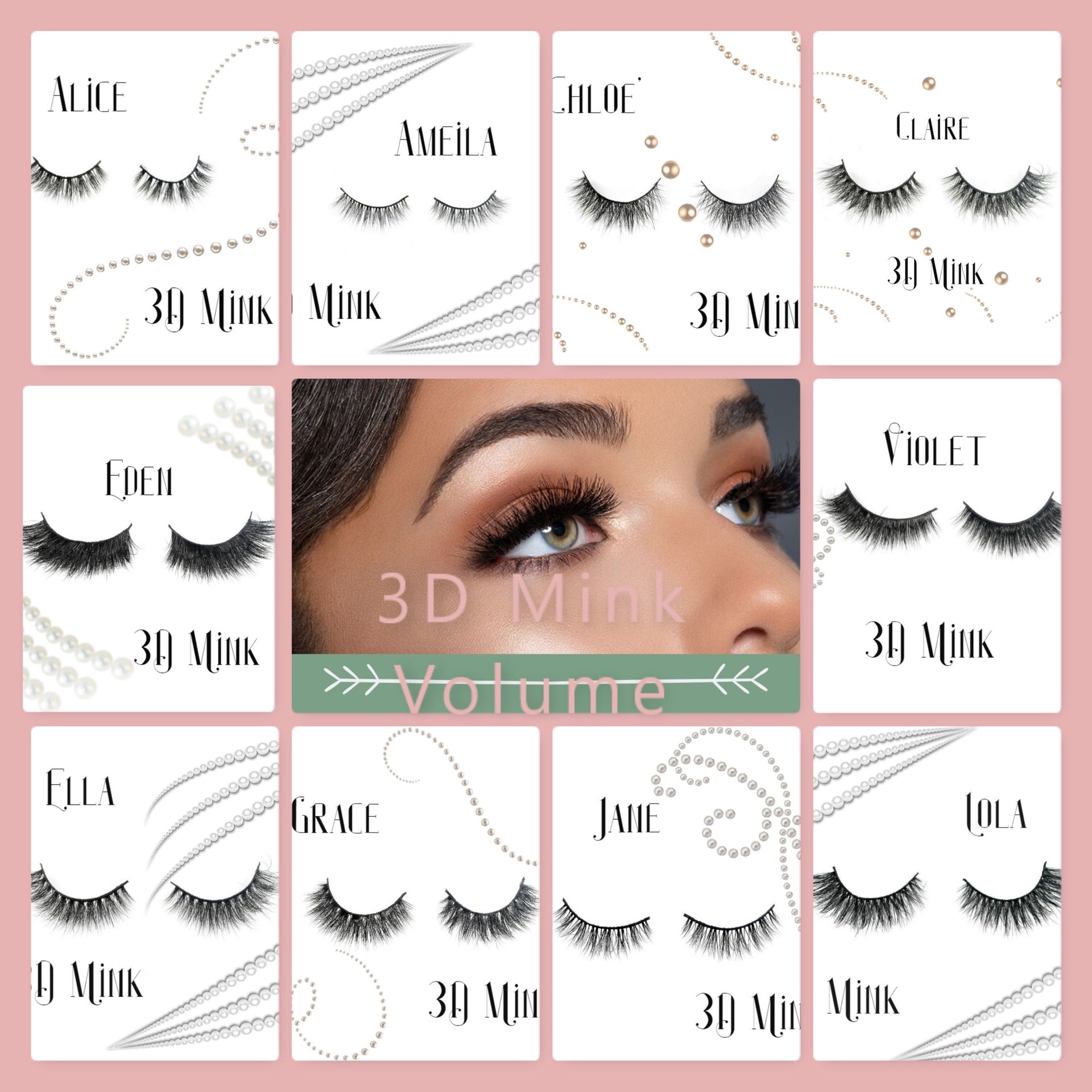 3D Volume Mink Lashes