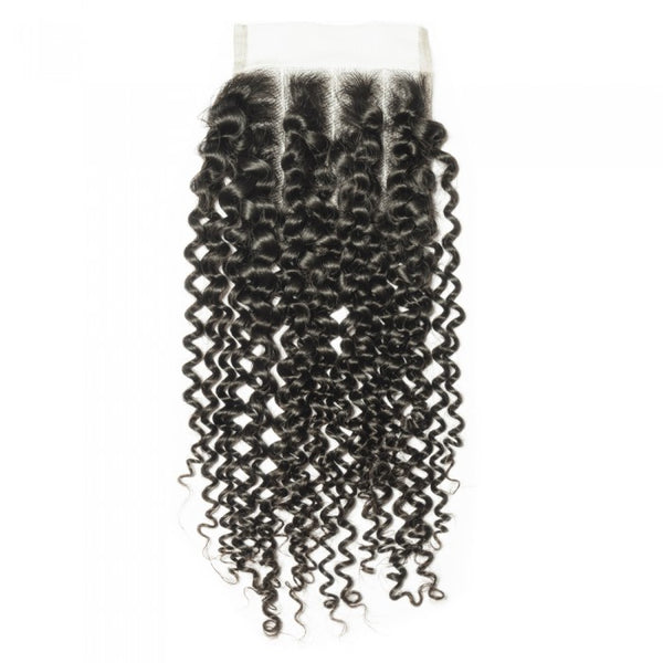 Afro Kinky Curly 4 x 4 Free Part Closure