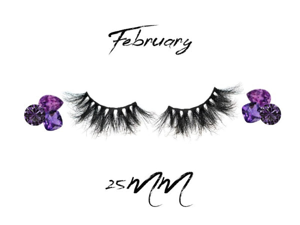 February 3D Mink Lashes 25mm