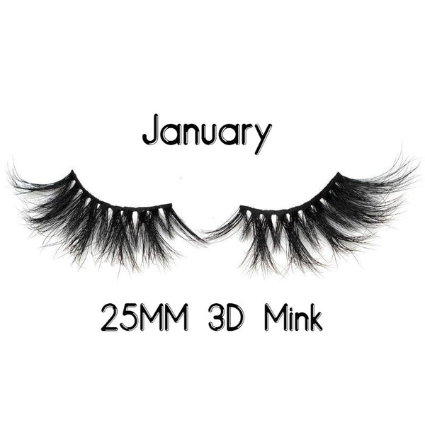 January 3D Mink Lashes 25mm