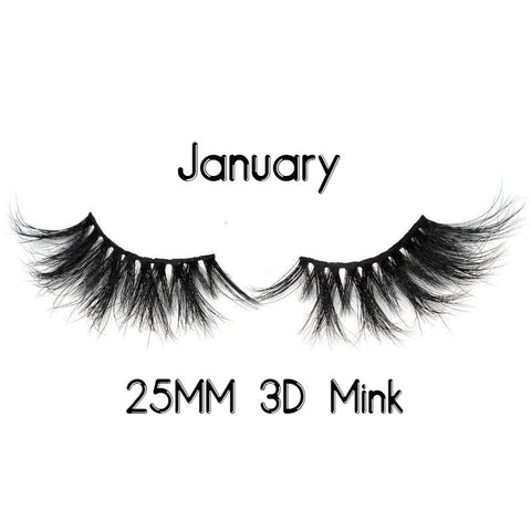 January 3D Mink Lashes 25mm - Forever Freestyle Premium Hair 