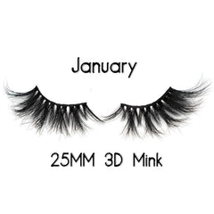 January 3D Mink Lashes 25mm - Forever Freestyle Premium Hair 