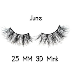 June 3D Mink Lashes 25 mm - Forever Freestyle Premium Hair 