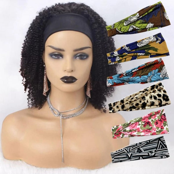 Kinky Curly- Headband Wig