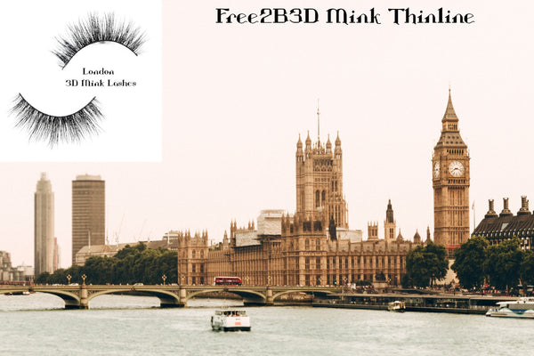 London 3D Mink Thinline Lashes