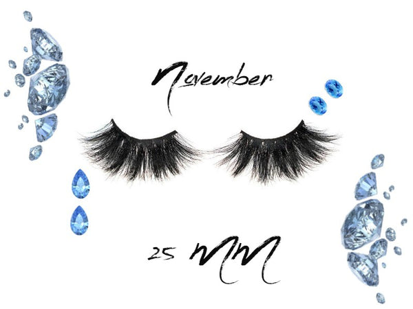 November 3D Mink Lashes 25mm