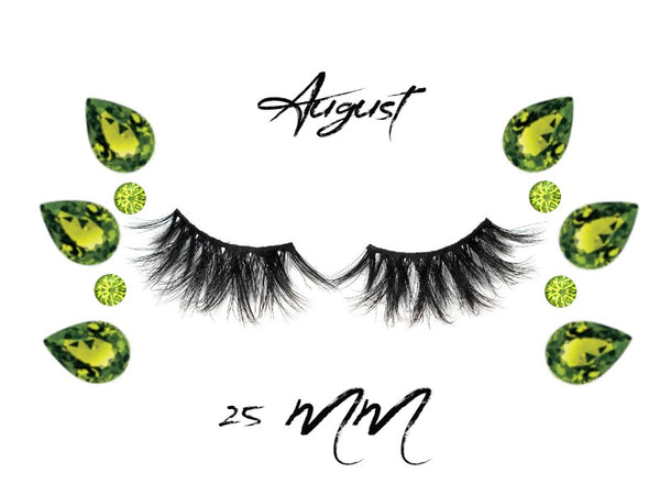 August 3D Mink Lashes 25mm