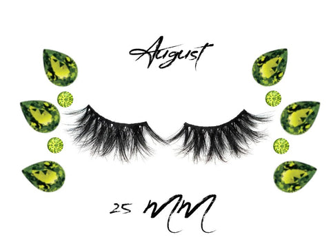 August 3D Mink Lashes 25mm - Forever Freestyle Premium Hair 