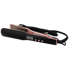 Black and Pink Titanium Flat Iron - Forever Freestyle Premium Hair 