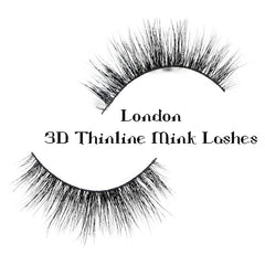 London 3D Mink Thinline Lashes - Forever Freestyle Premium Hair 