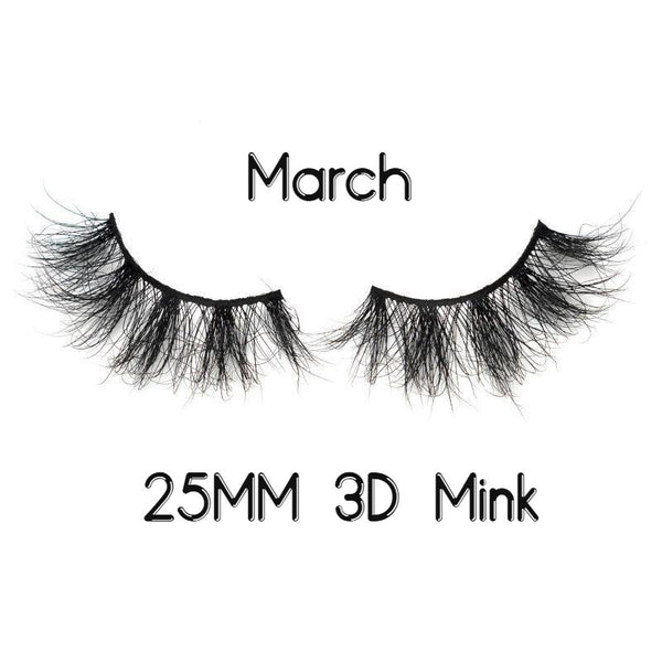 March 3D Mink Lashes 25mm