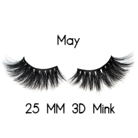 May 3D Mink Lashes 25mm - Forever Freestyle Premium Hair 