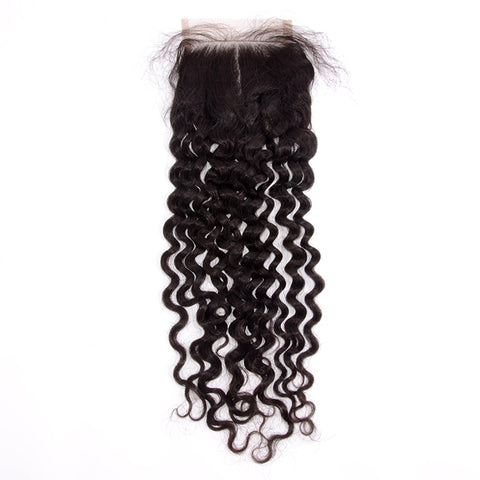 Italian wavy Free part Lace closure